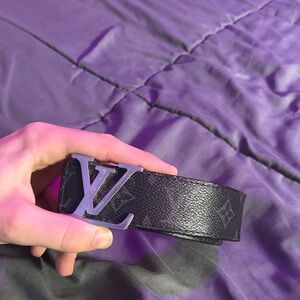 Louis Vuitton Black and Gray Monogram Belt Bag